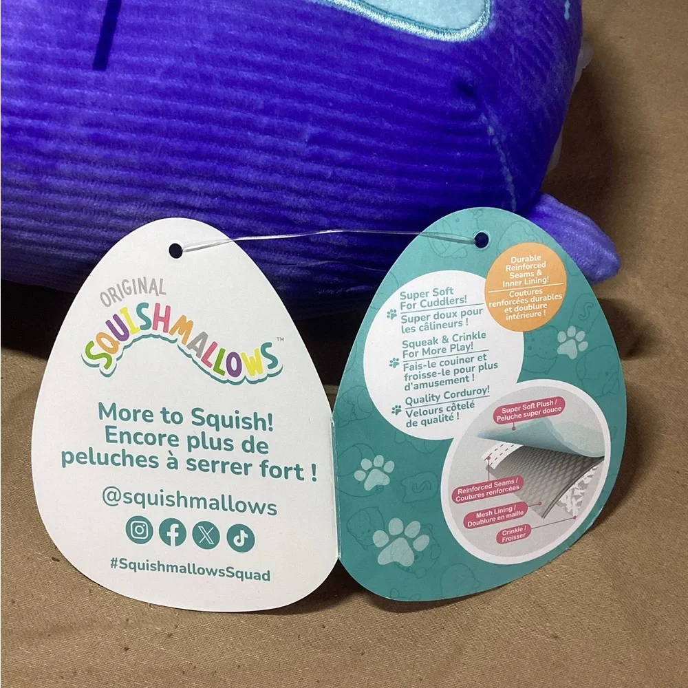 Squishmallows For Pets Squeaky Dog Toy Gamer Squad 